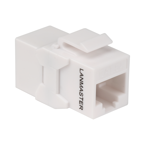 Повторитель портов RJ45, неэкранированный, кат.6A, формата Keystone, белый